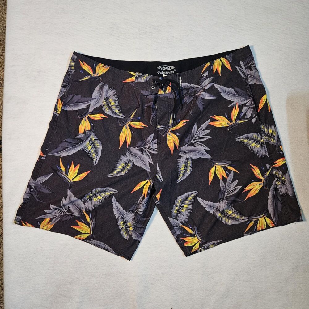 Palmwave Hawaiian Microfiber Boardshorts Size 48 Swim trunks